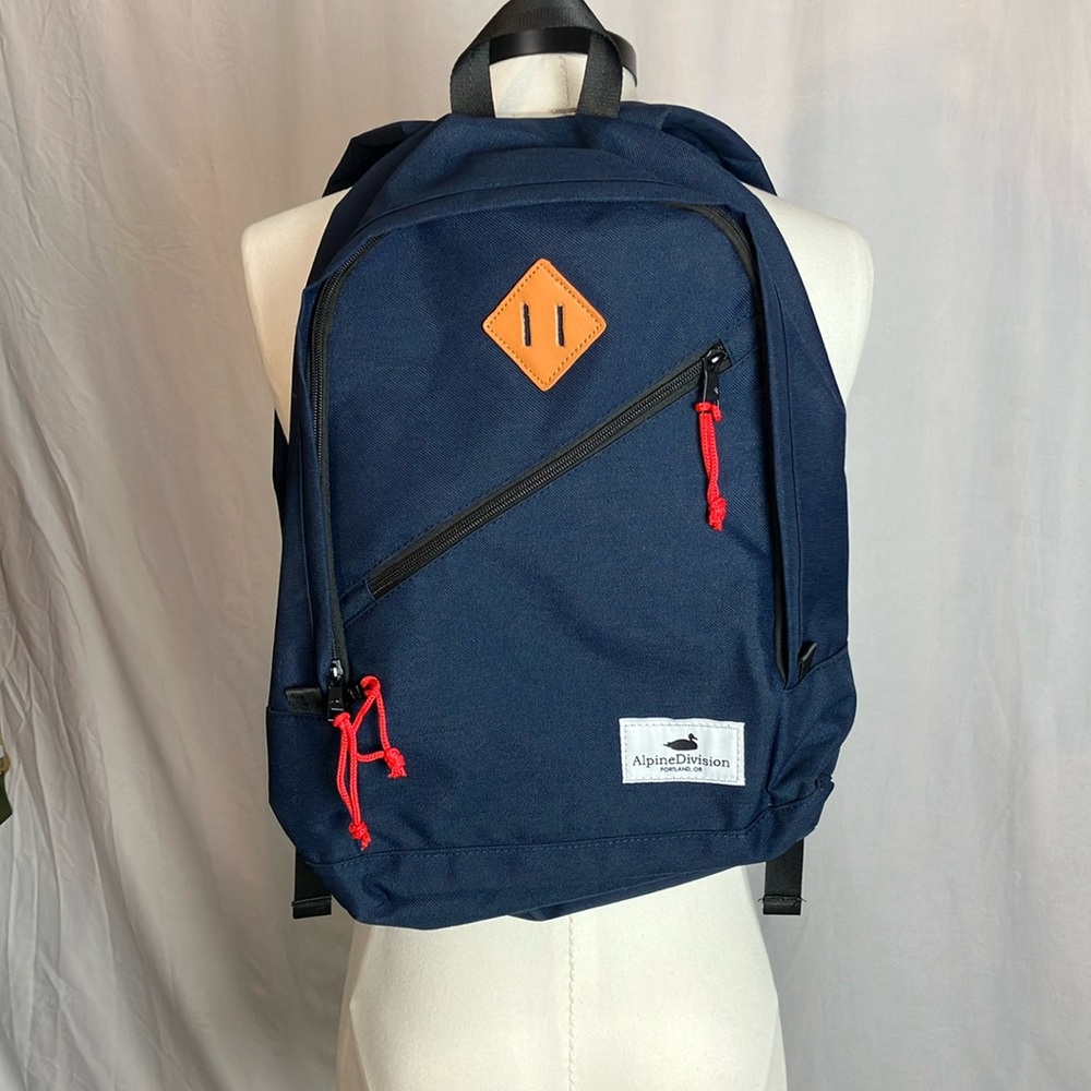Brand new Dark blue Alpine Division backpack